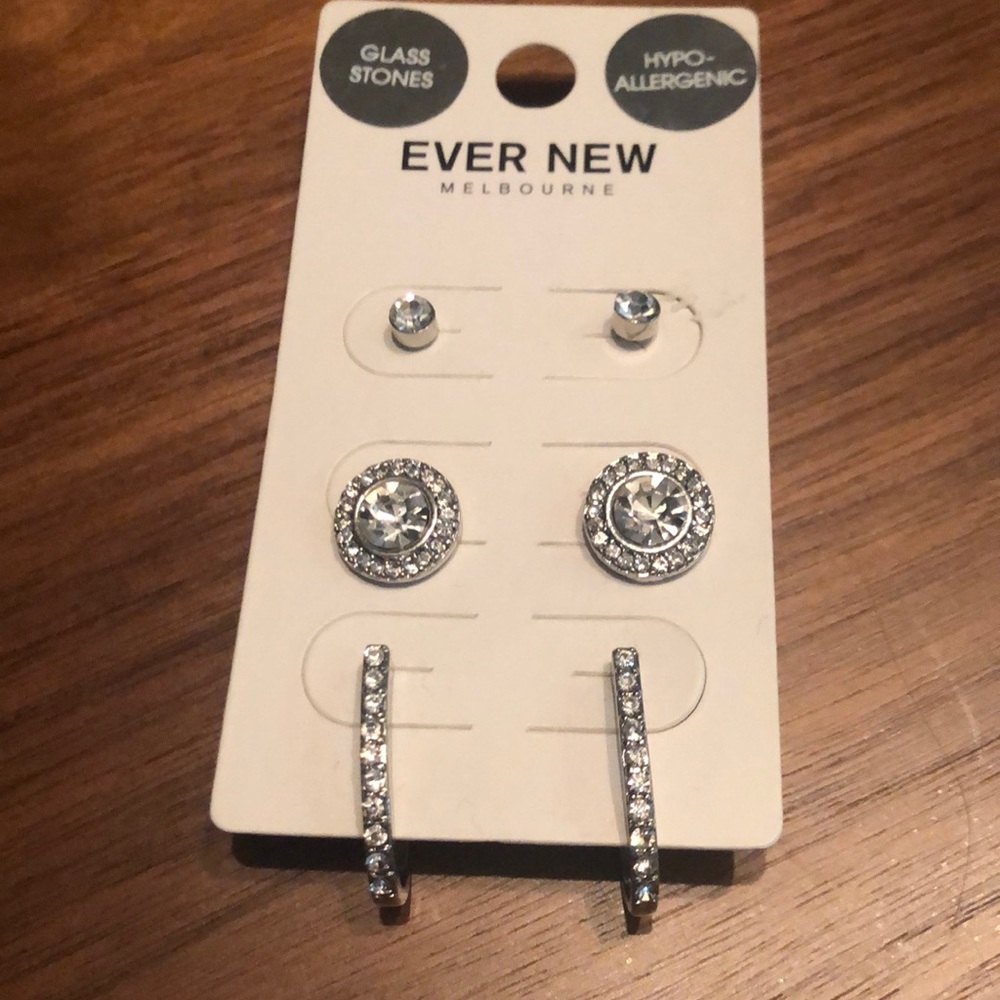 Set of 3 Ever New Earrings